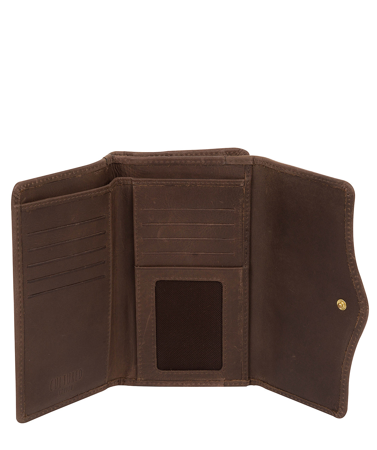 'Letitia' Vintage Brown Leather Purse