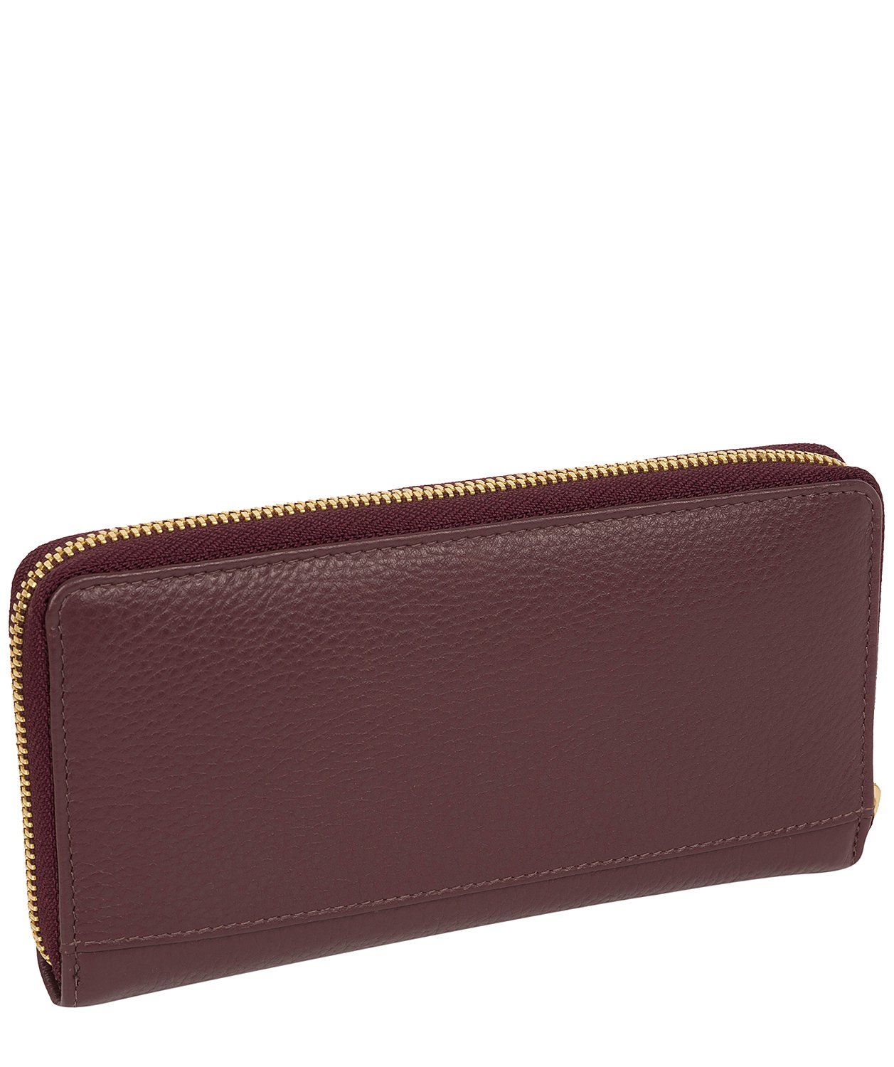 'Tabitha' Dark Burgundy Leather Purse