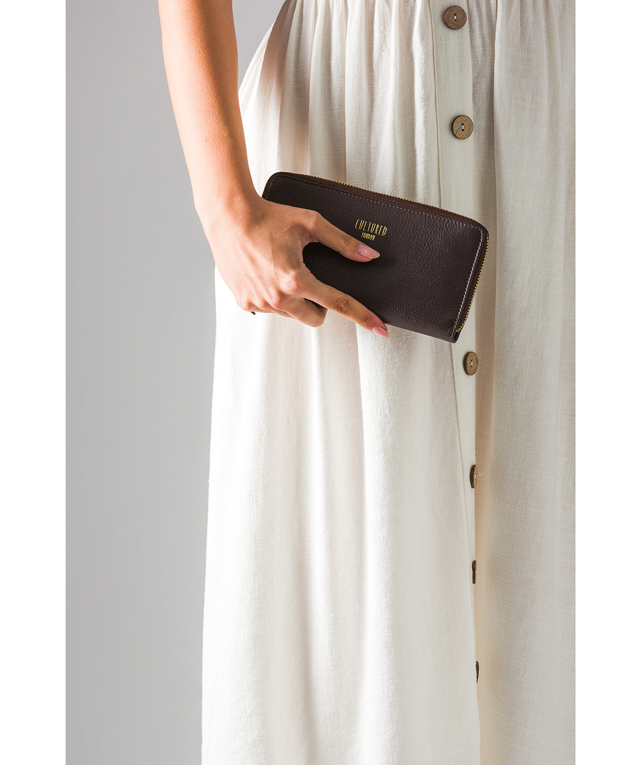 'Tabitha' Espresso Leather Purse