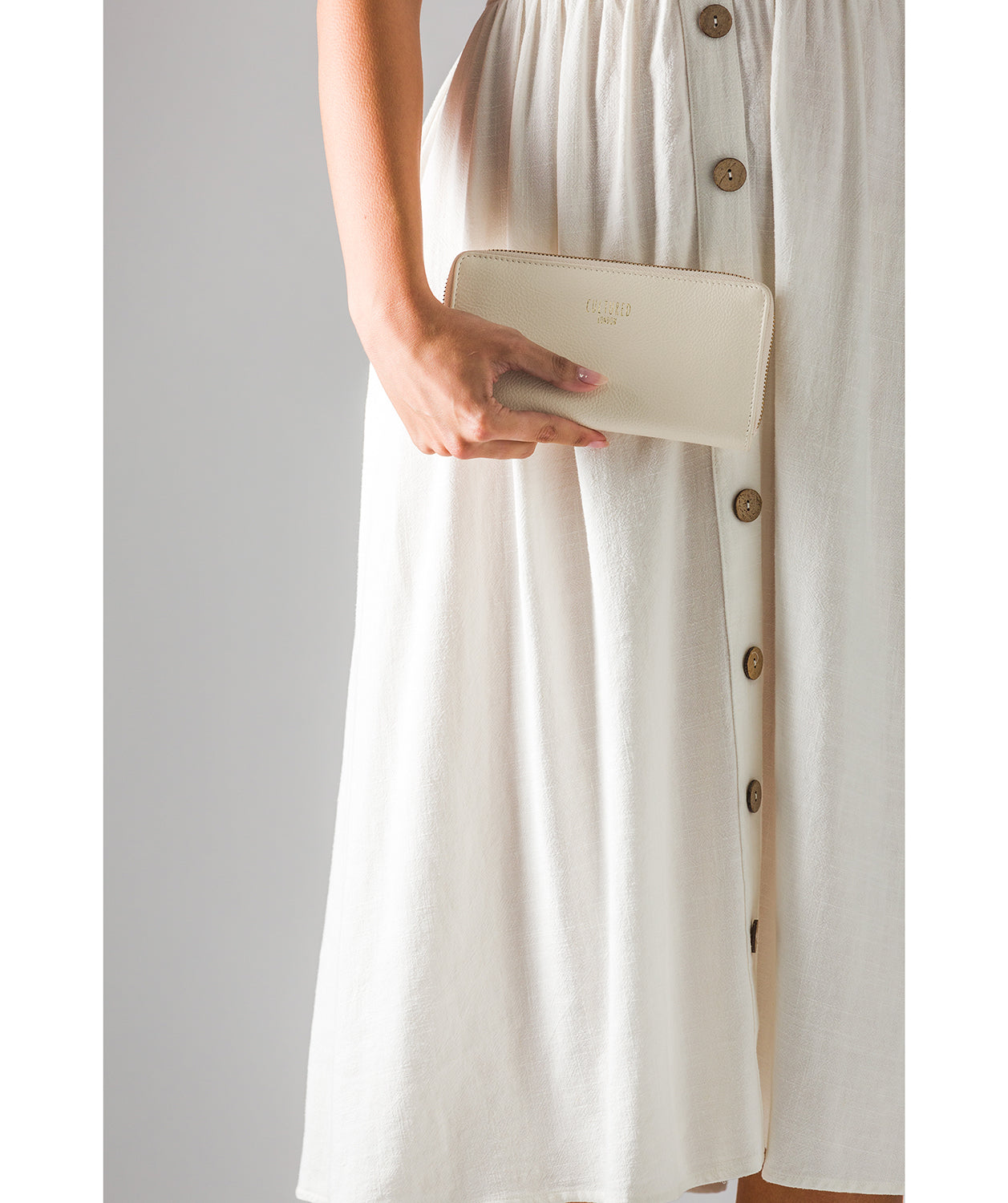 'Tabitha' Pearl Leather Purse