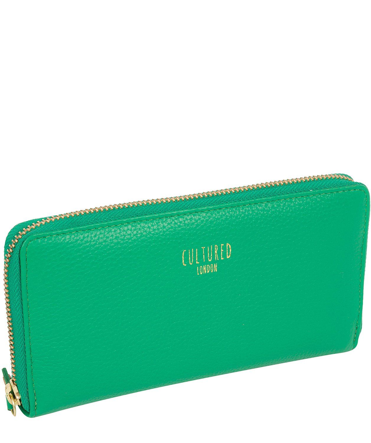 'Tabitha' Shamrock Leather Purse