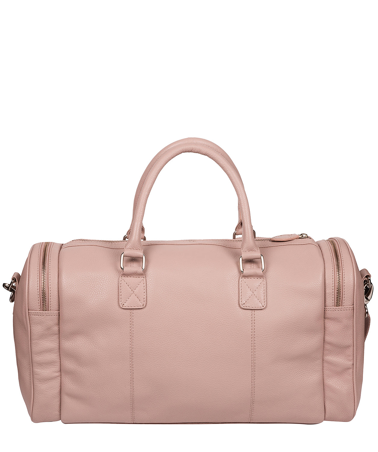 'Ocean' Blush Pink Leather Holdall