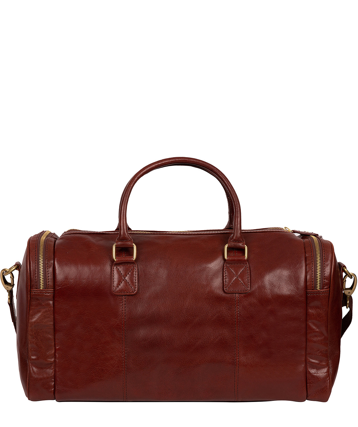 'Ocean' Dark Chestnut Leather Holdall