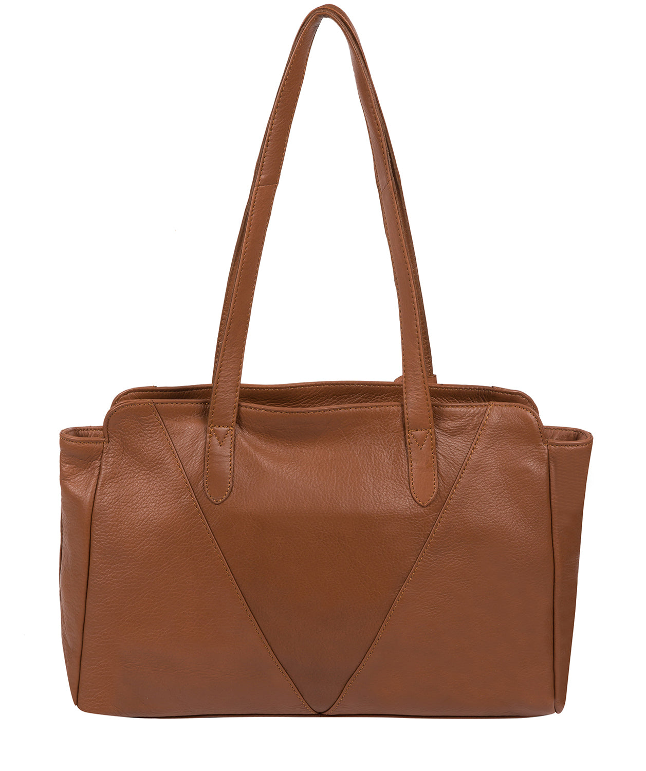 'Astoria' Dark Tan Leather Shoulder Bag
