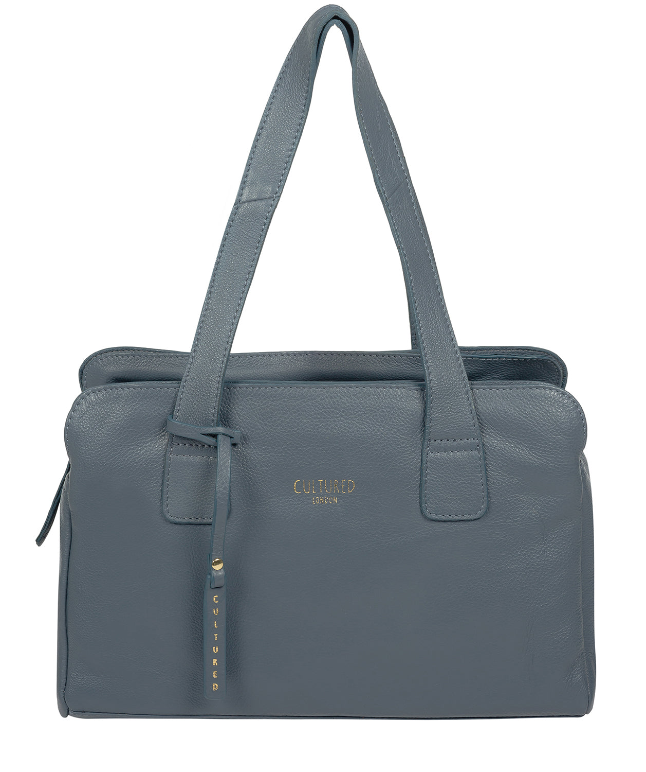 'Marquee' Moonlight Blue Leather Handbag