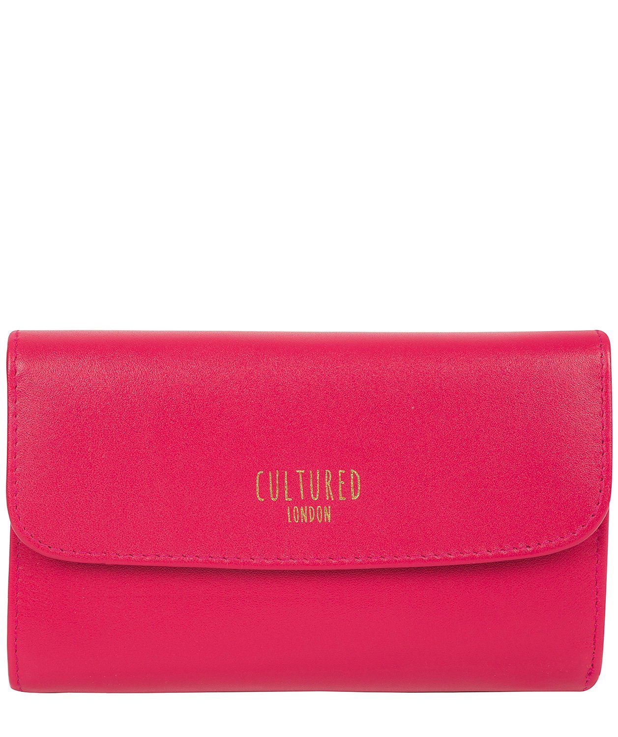 'Tatiana' Fushia Leather Purse