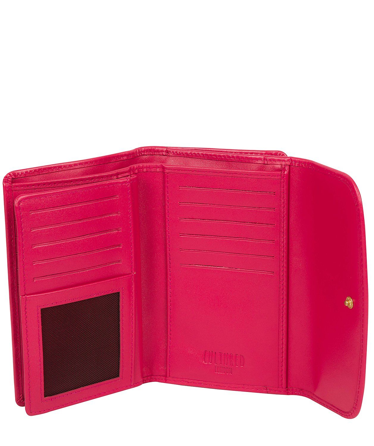 'Tatiana' Fushia Leather Purse