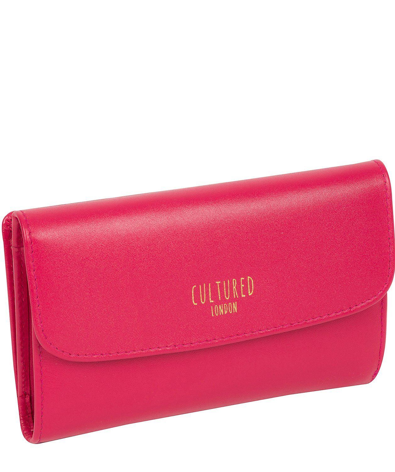 'Tatiana' Fushia Leather Purse