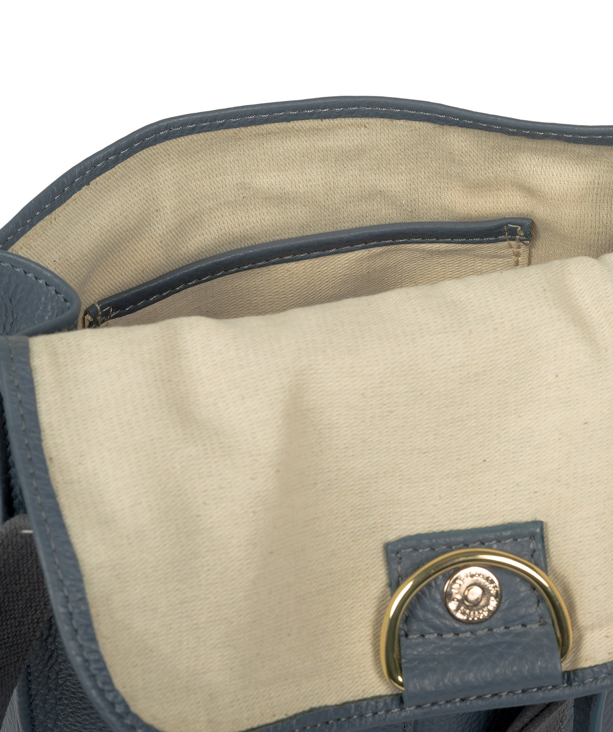 'Covent' Moonlight Blue Leather Cross Body Bag