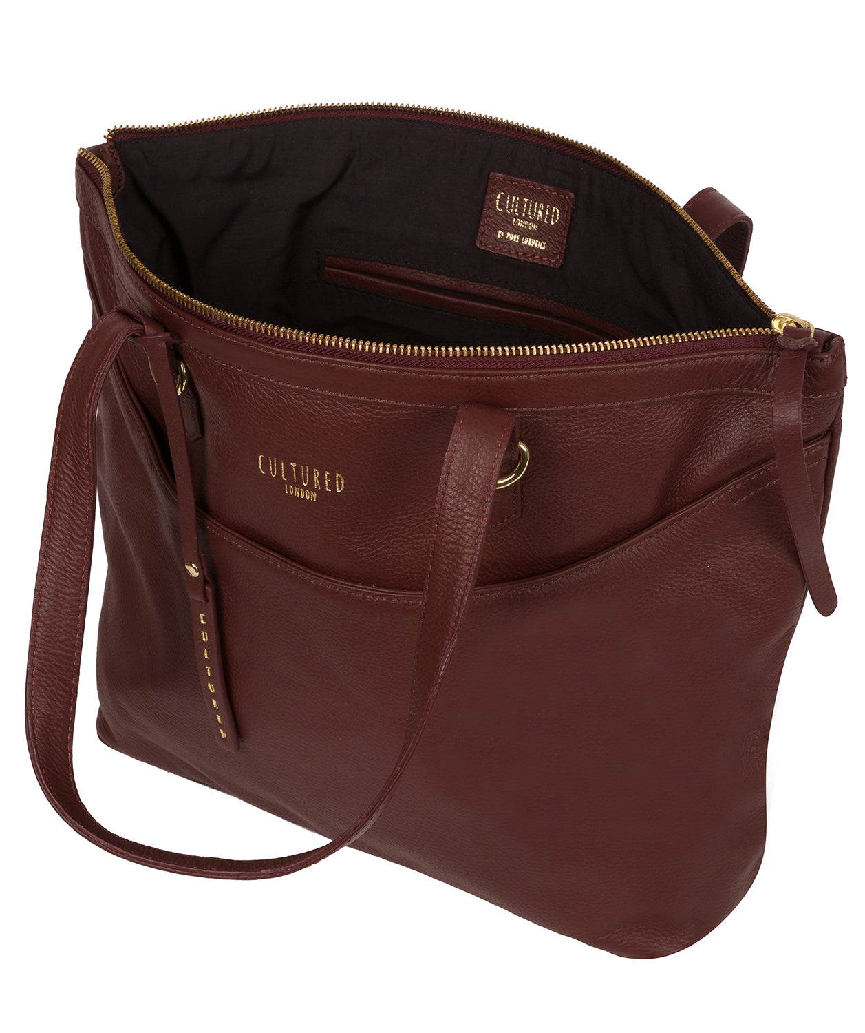 'Heston' Rich Chestnut Leather Tote Bag