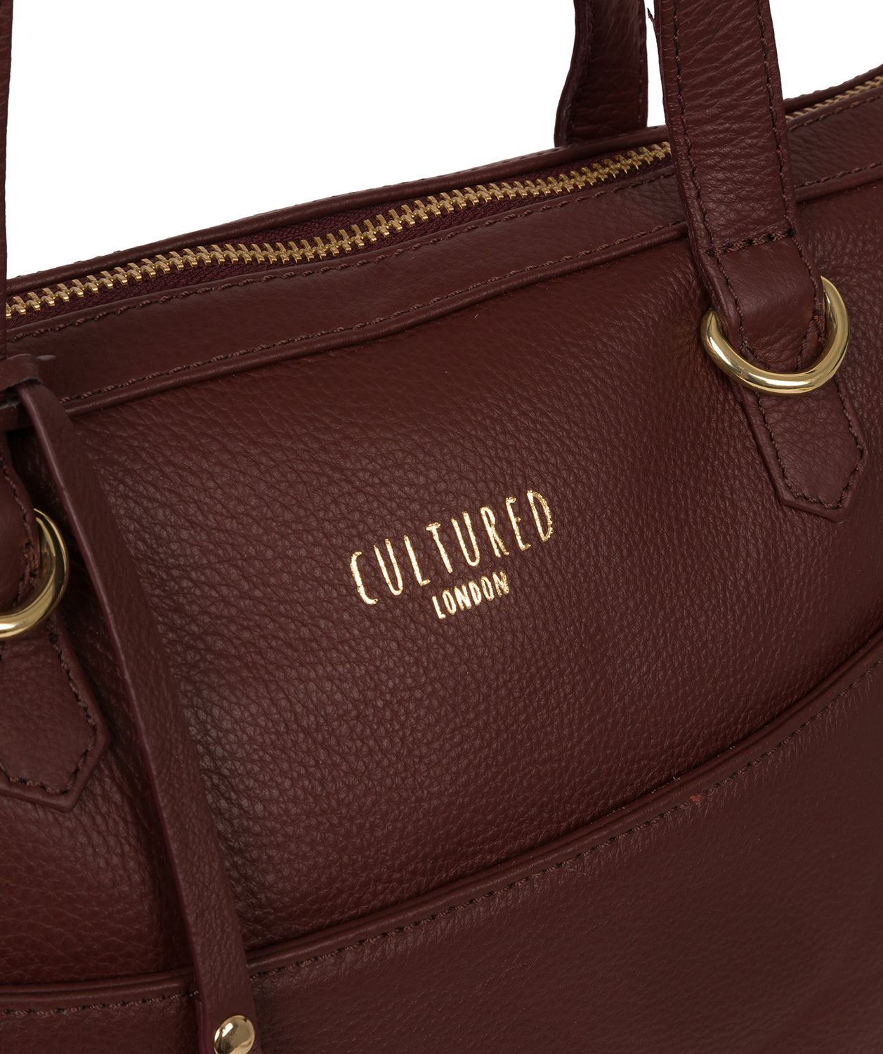 'Heston' Rich Chestnut Leather Tote Bag