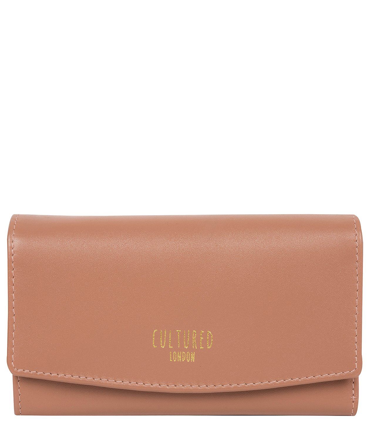 'Aviva' Mocha Leather Purse