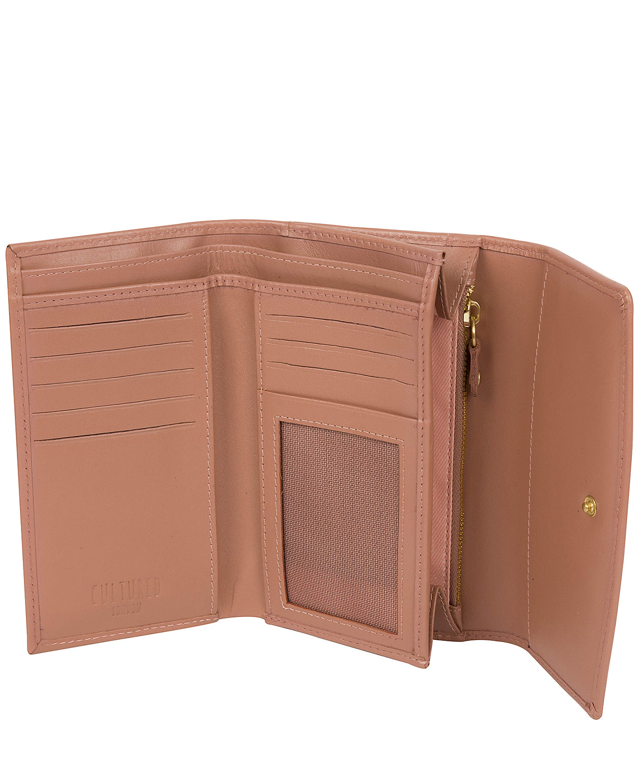 'Aviva' Mocha Leather Purse