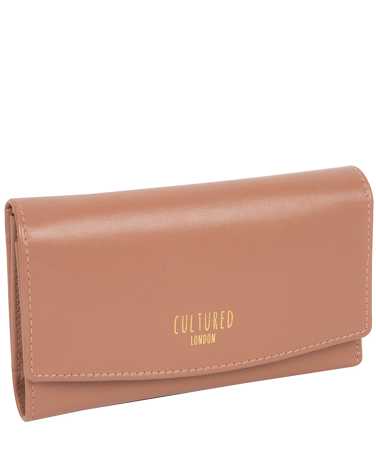 'Aviva' Mocha Leather Purse