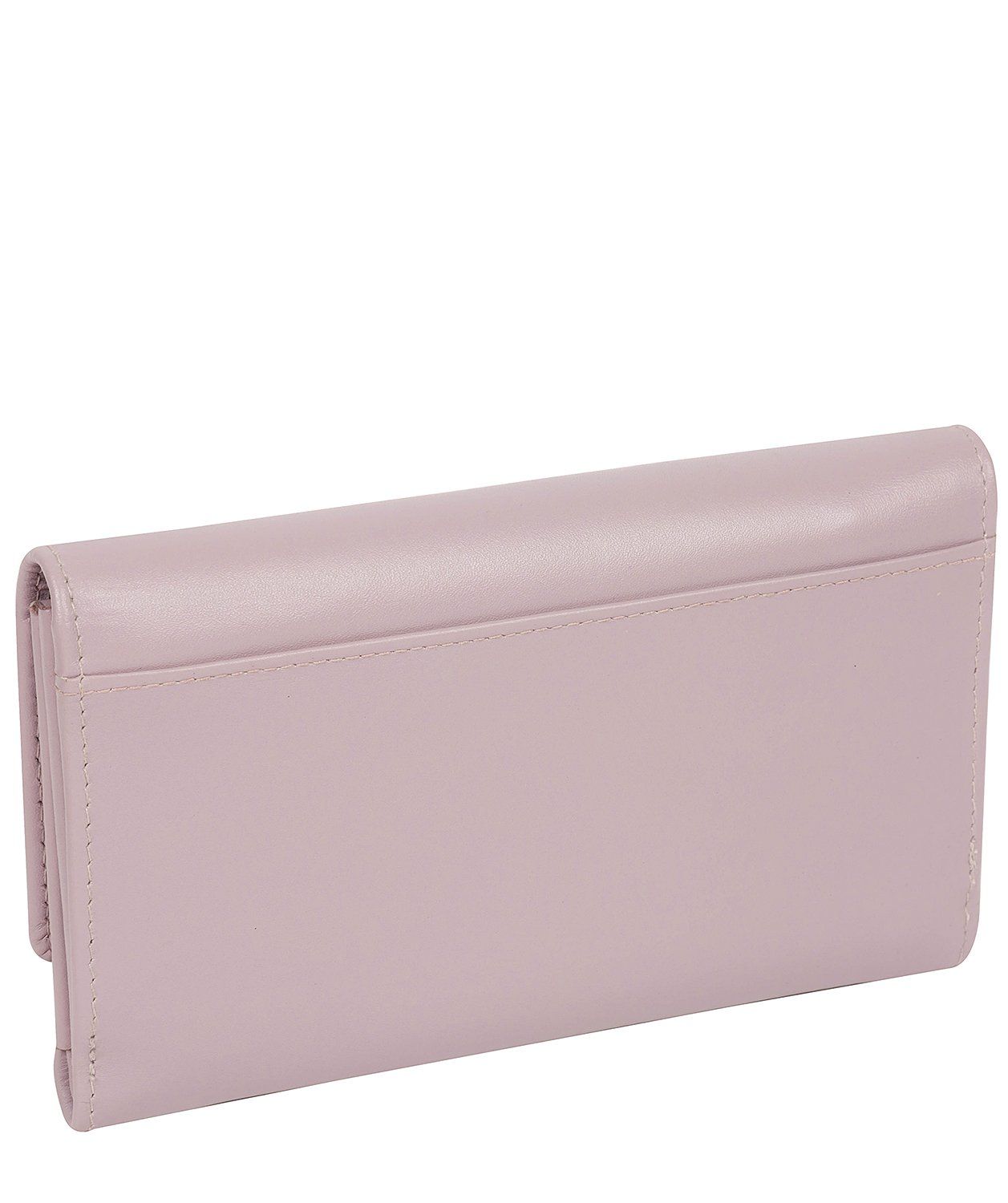 'Aviva' Subtle Lilac Leather Purse
