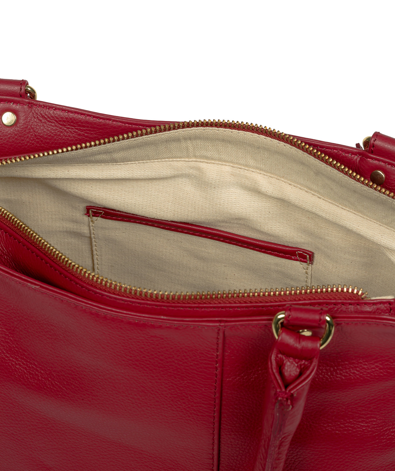 'Shadwell' Red Leather Handbag