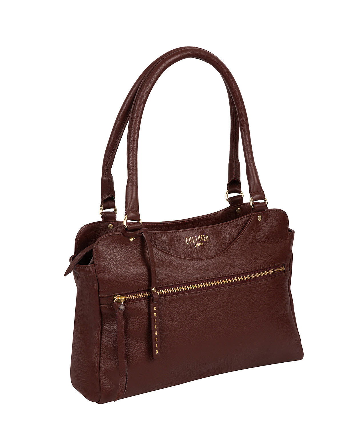 'Shadwell' Rich Chestnut Leather Handbag