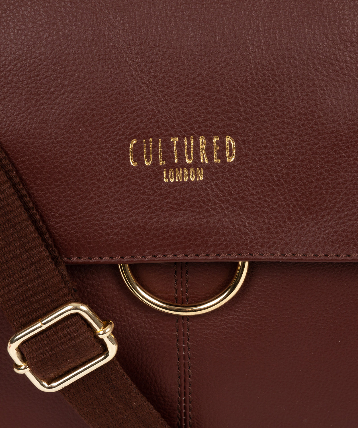 'Chancery' Rich Chestnut Leather Shoulder Bag