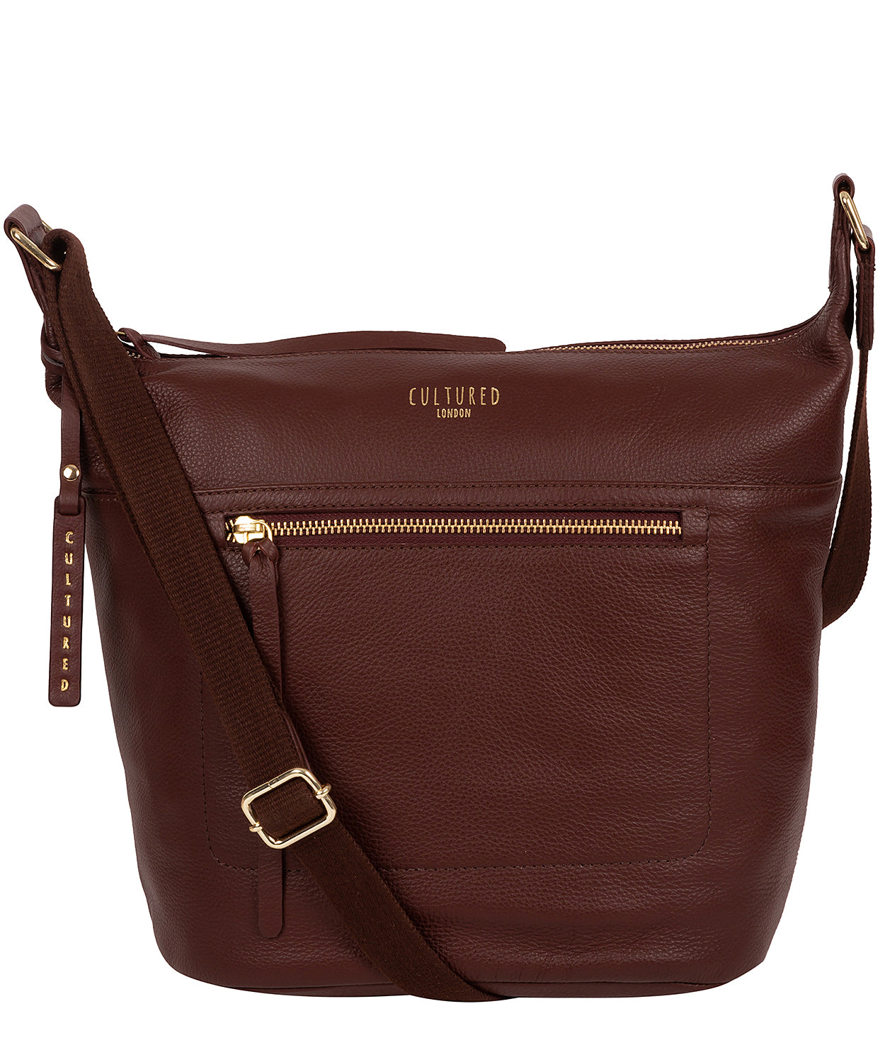 'Gants Rich Chestnut Leather Cross Body Bag