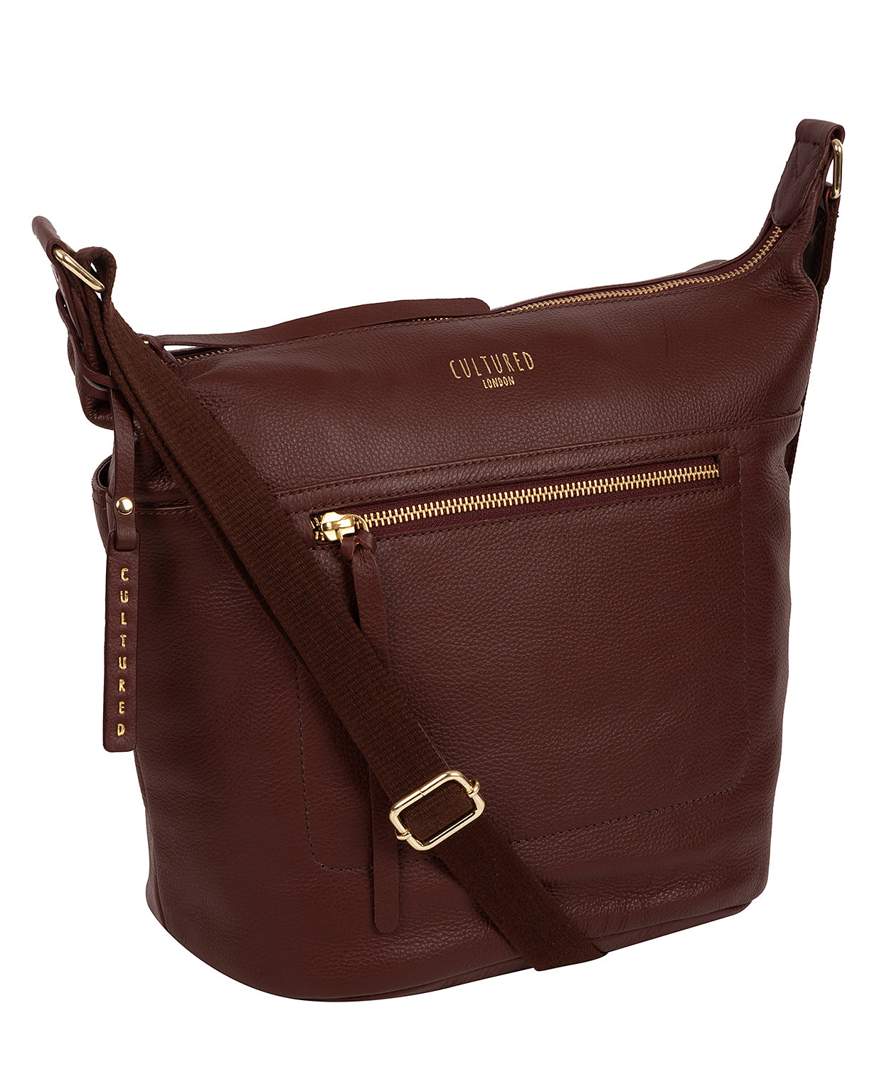 'Gants Rich Chestnut Leather Cross Body Bag