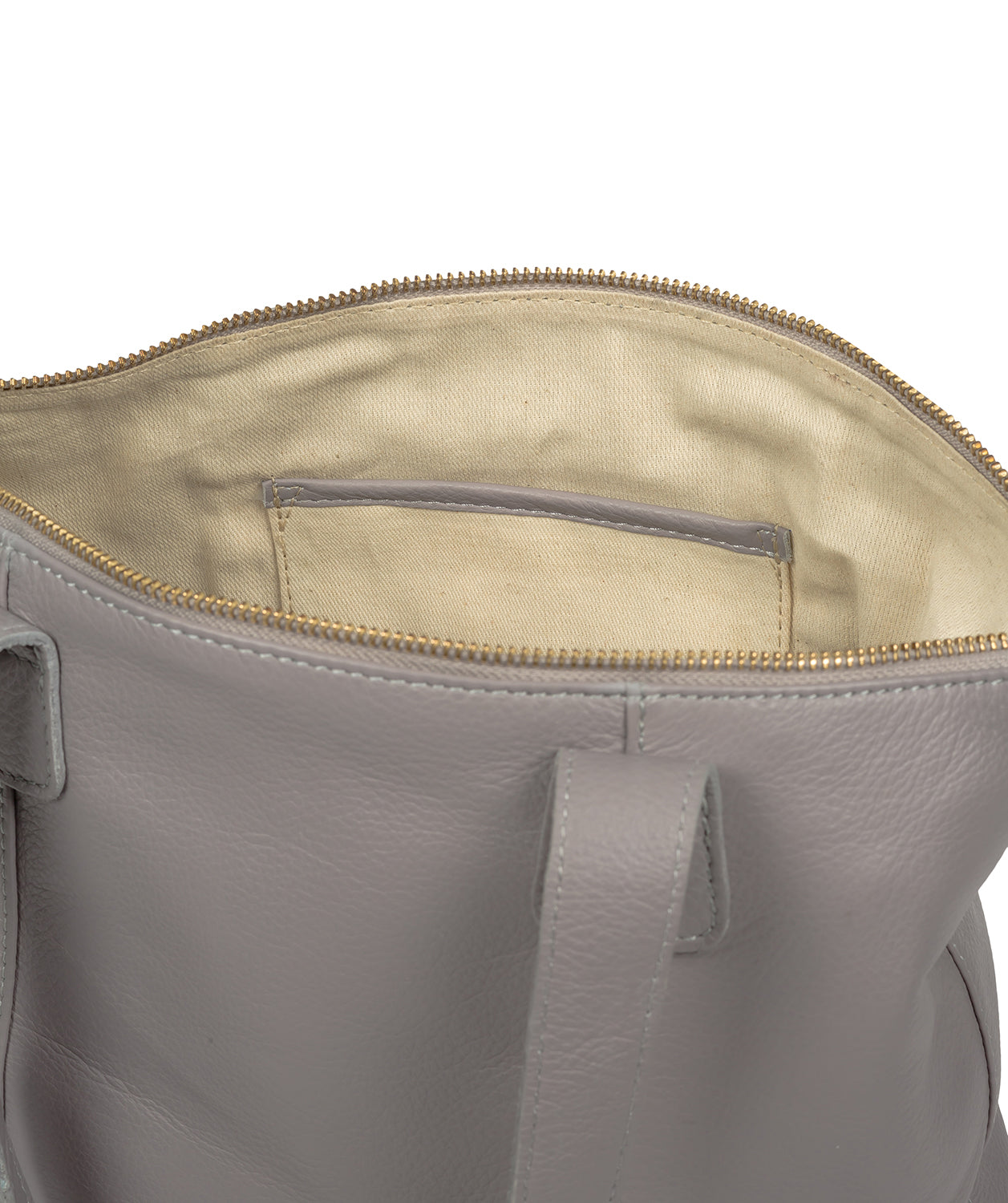 'Kensal' Grey Leather Handbag