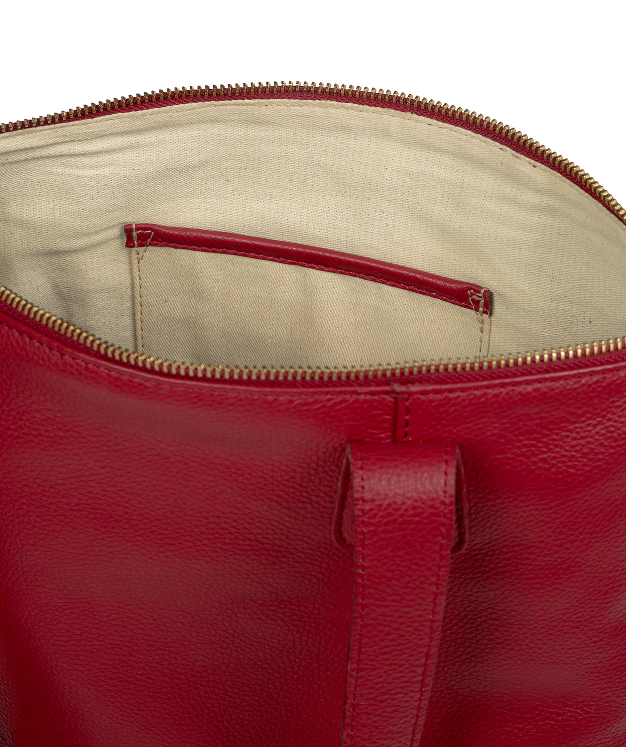 'Kensal' Red Leather Handbag