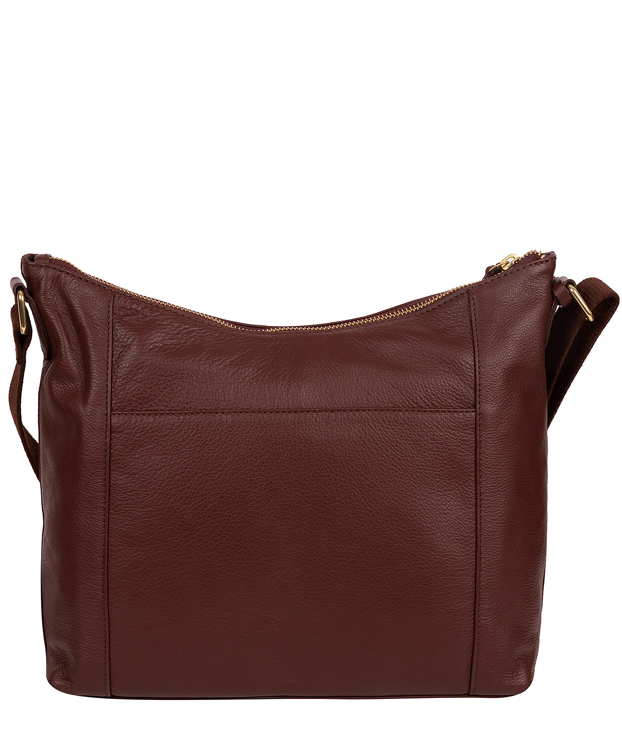 'Iver' Rich Chestnut Leather Shoulder Bag