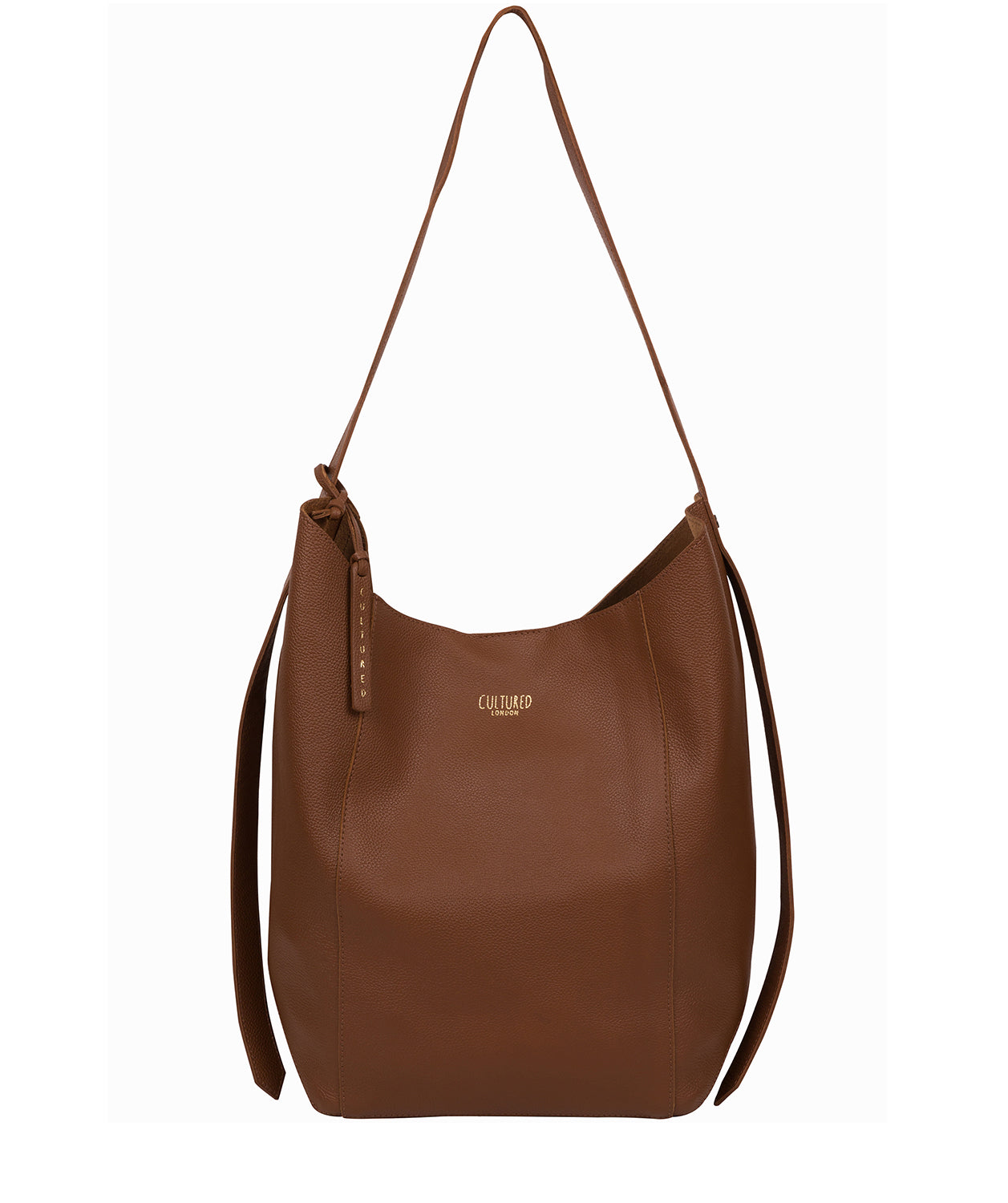 'Harrow' Tan Leather Shoulder Bag