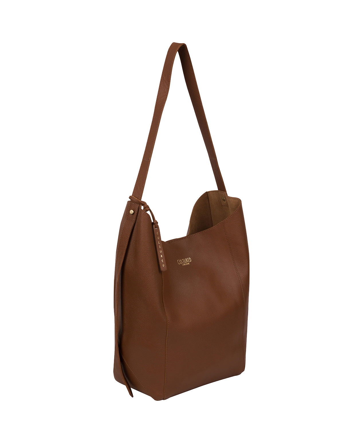 'Harrow' Tan Leather Shoulder Bag