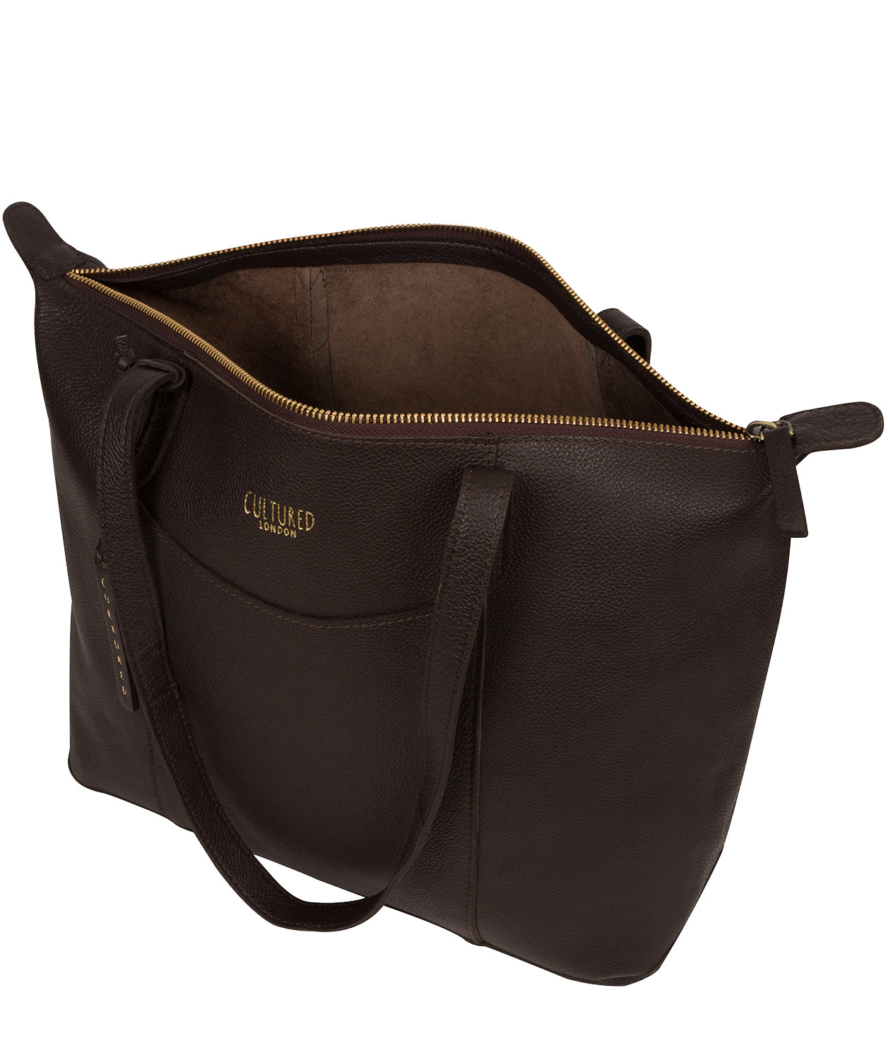 'Hillingdon' Dark Brown Leather Tote Bag