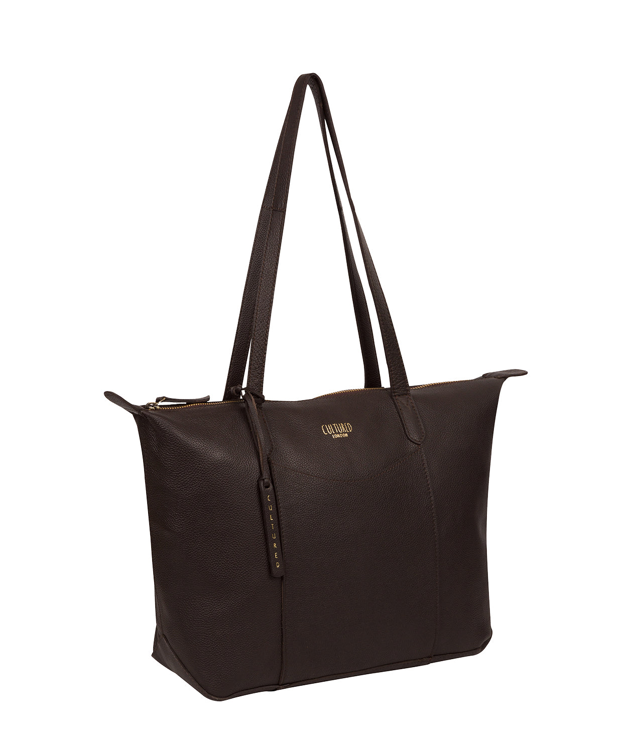 'Hillingdon' Dark Brown Leather Tote Bag