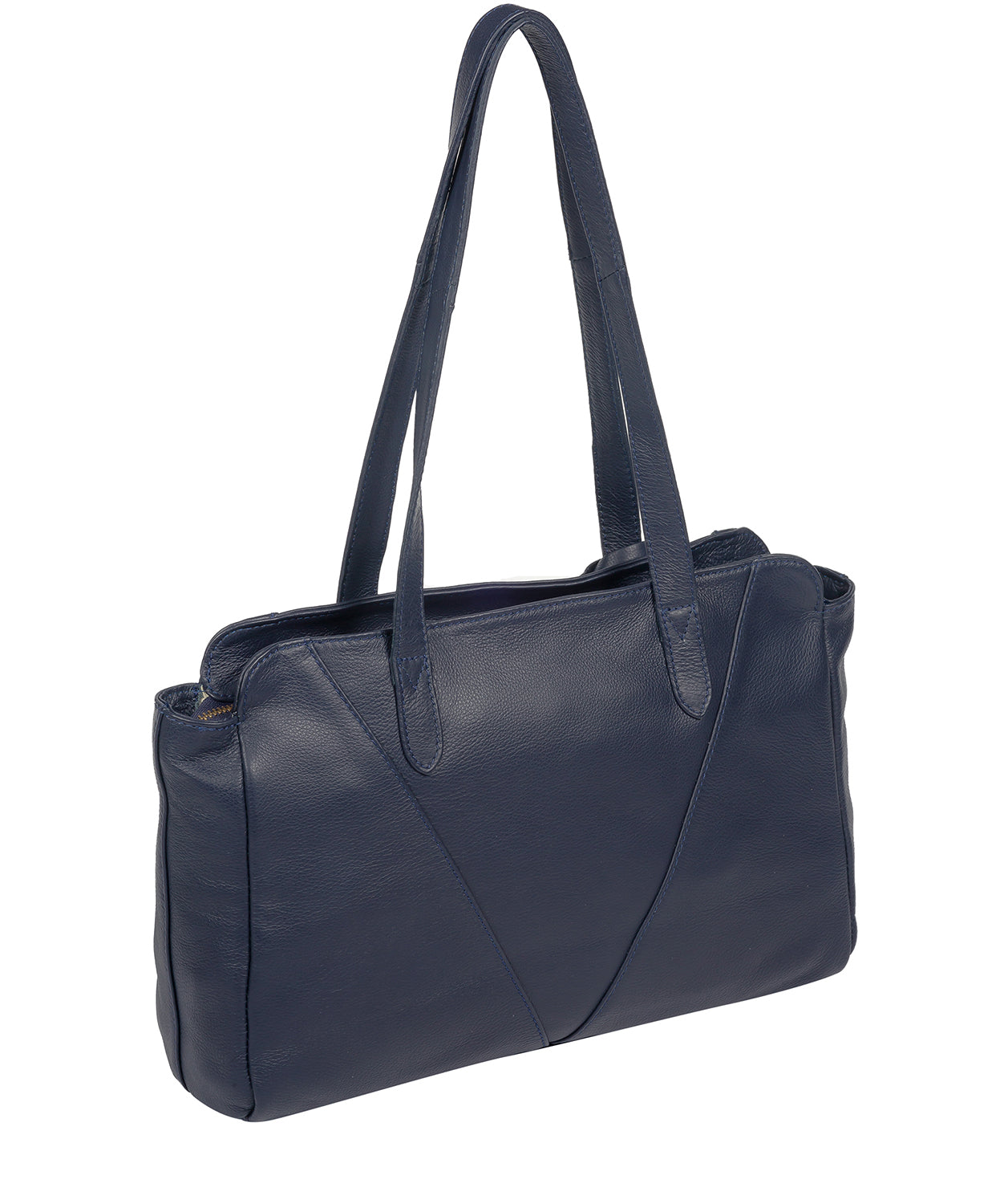 'Astoria' Ink Leather Shoulder Bag