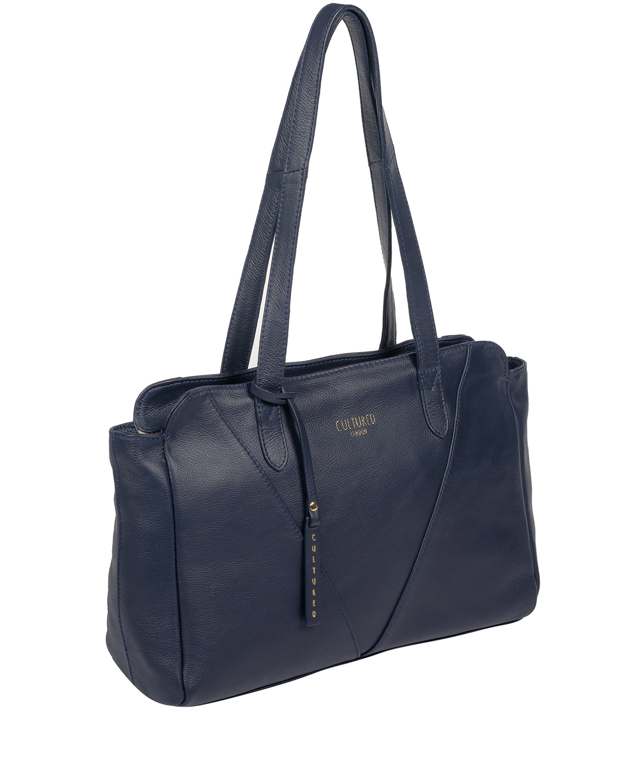 'Astoria' Ink Leather Shoulder Bag