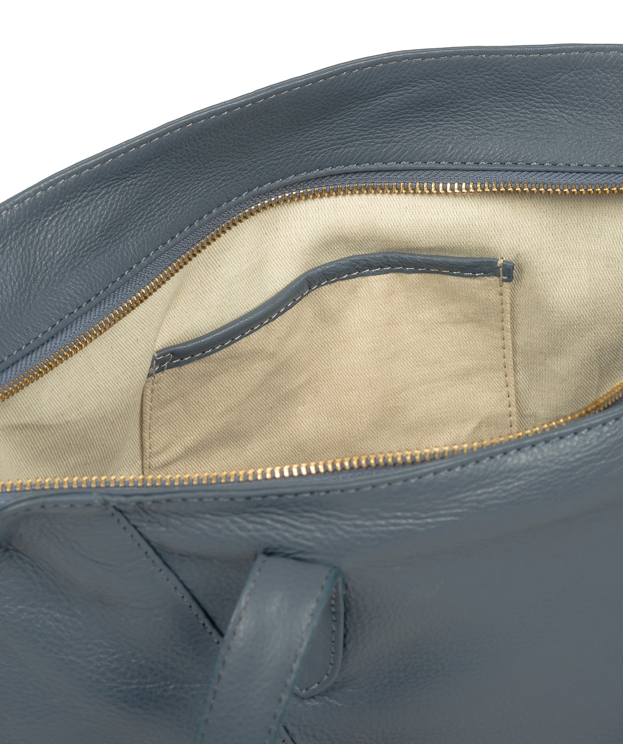 'Astoria' Moonlight Blue Leather Shoulder Bag