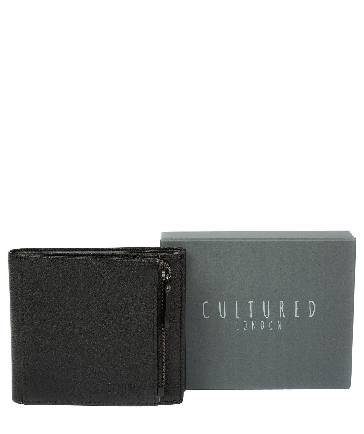 'Wilson' Black Leather Bi-Fold Wallet image 6