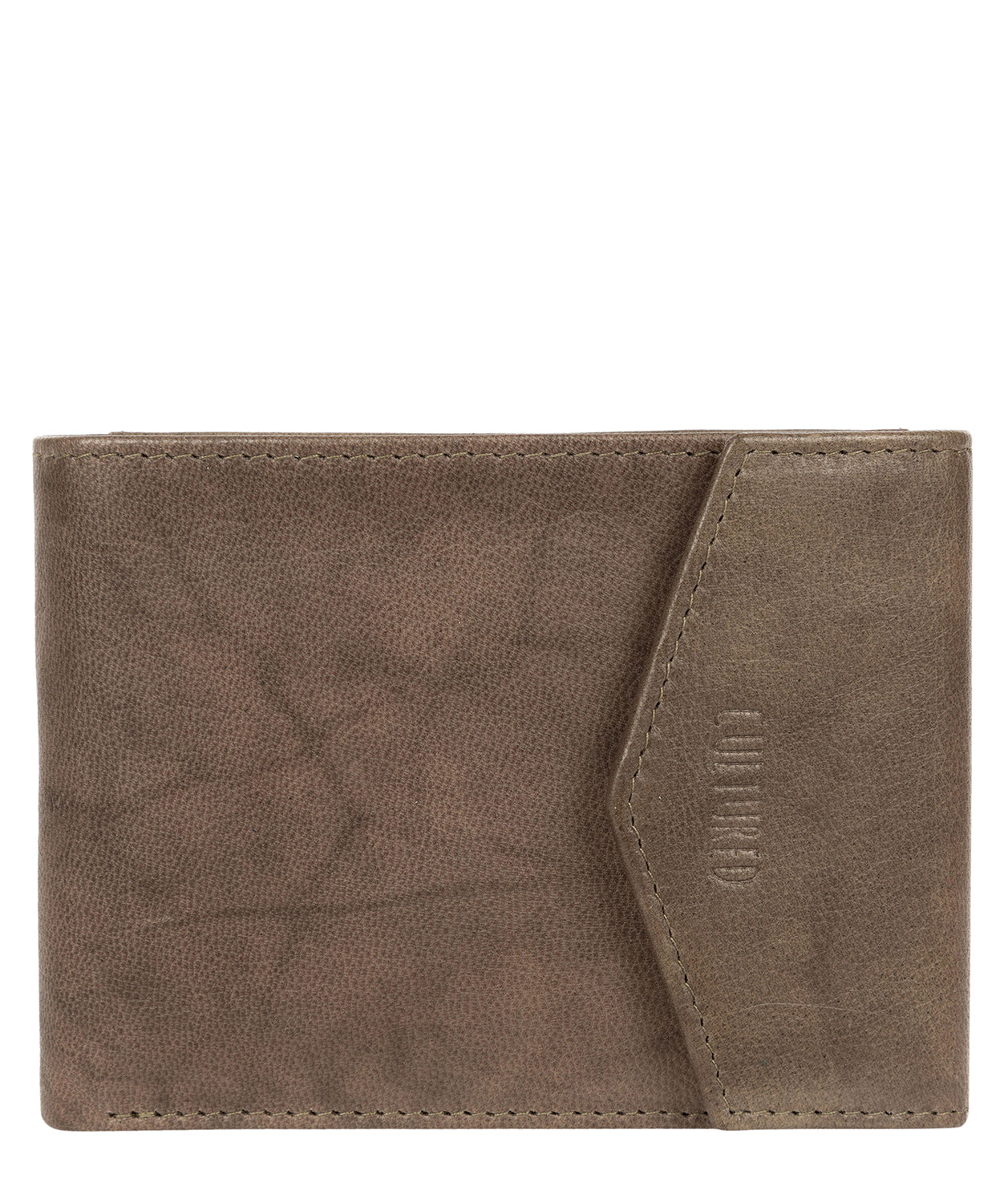 'Doyle' Vintage Brown Leather Bi-Fold Wallet image 1