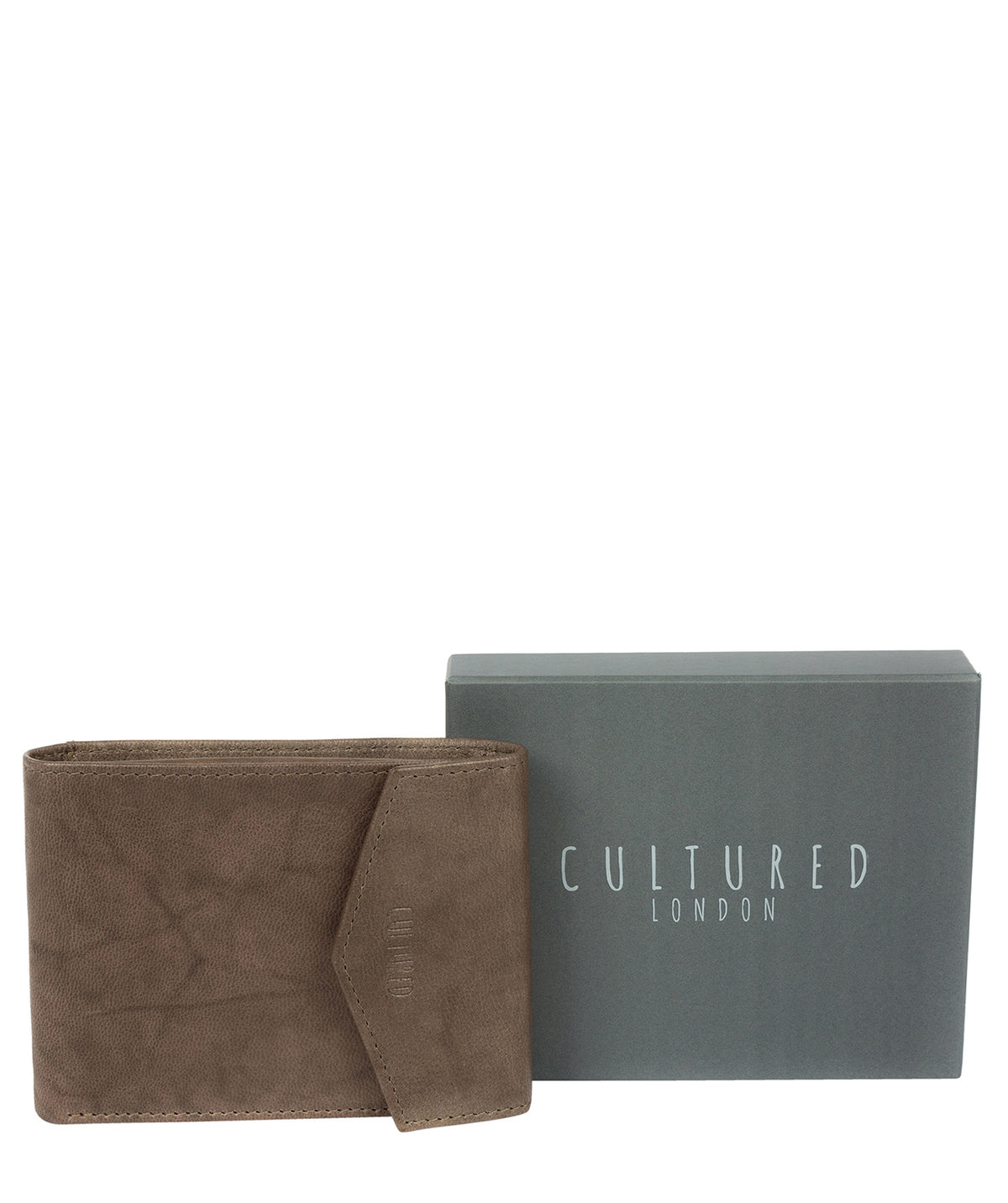 'Doyle' Vintage Brown Leather Bi-Fold Wallet image 6