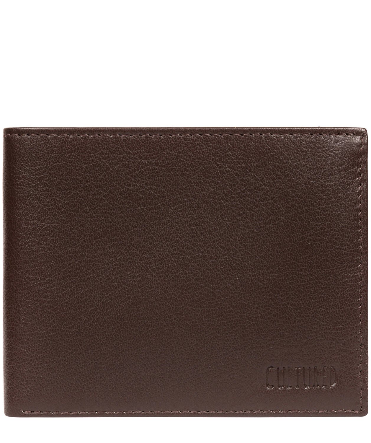 'Niall' Brown Leather Tri-Fold Wallet