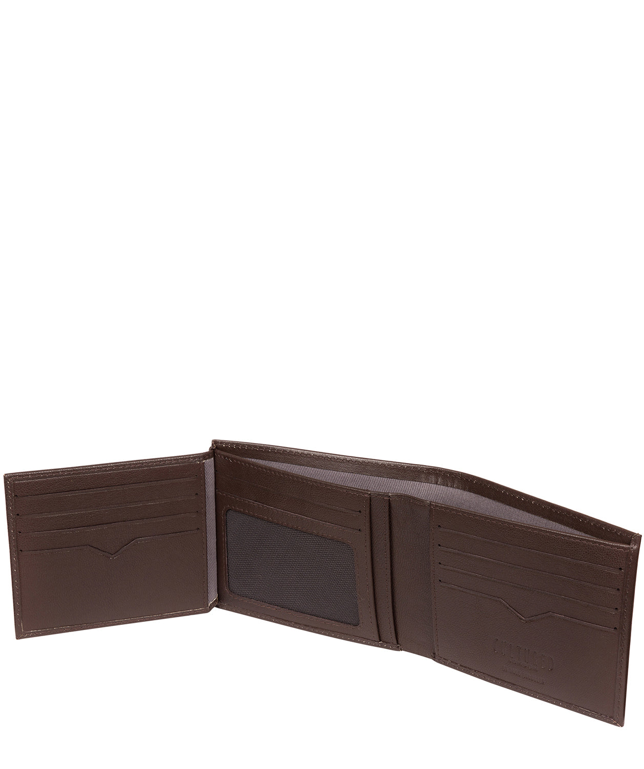 'Niall' Brown Leather Tri-Fold Wallet