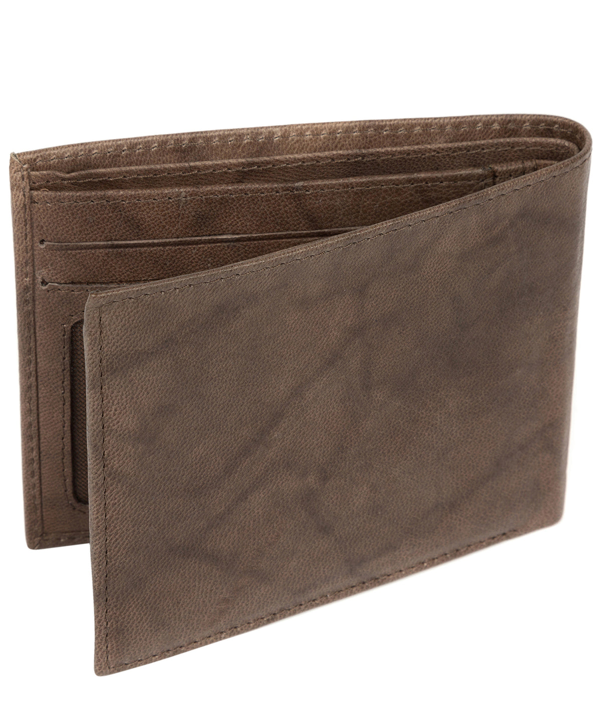 'Fabian' Vintage Brown Leather Bi-Fold Wallet image 5