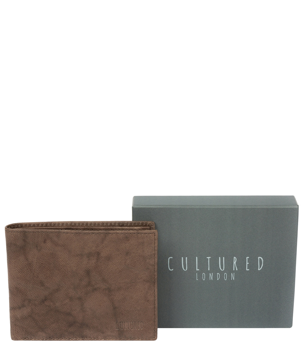 'Fabian' Vintage Brown Leather Bi-Fold Wallet image 6