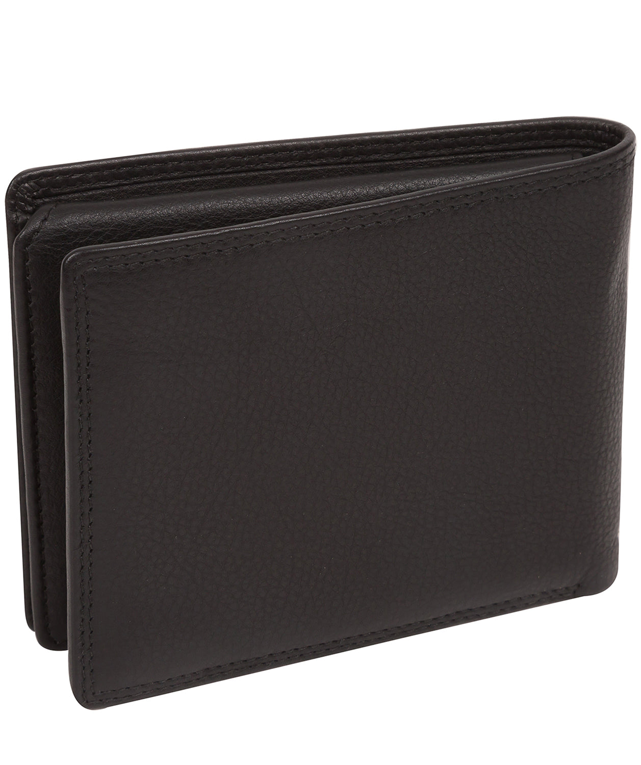 'Rory' Black Leather Bi-Fold Wallet