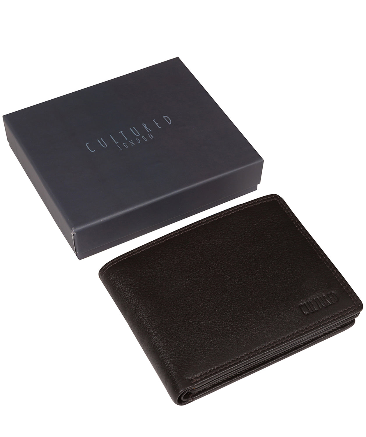 'Rory' Brown Leather Bi-Fold Wallet