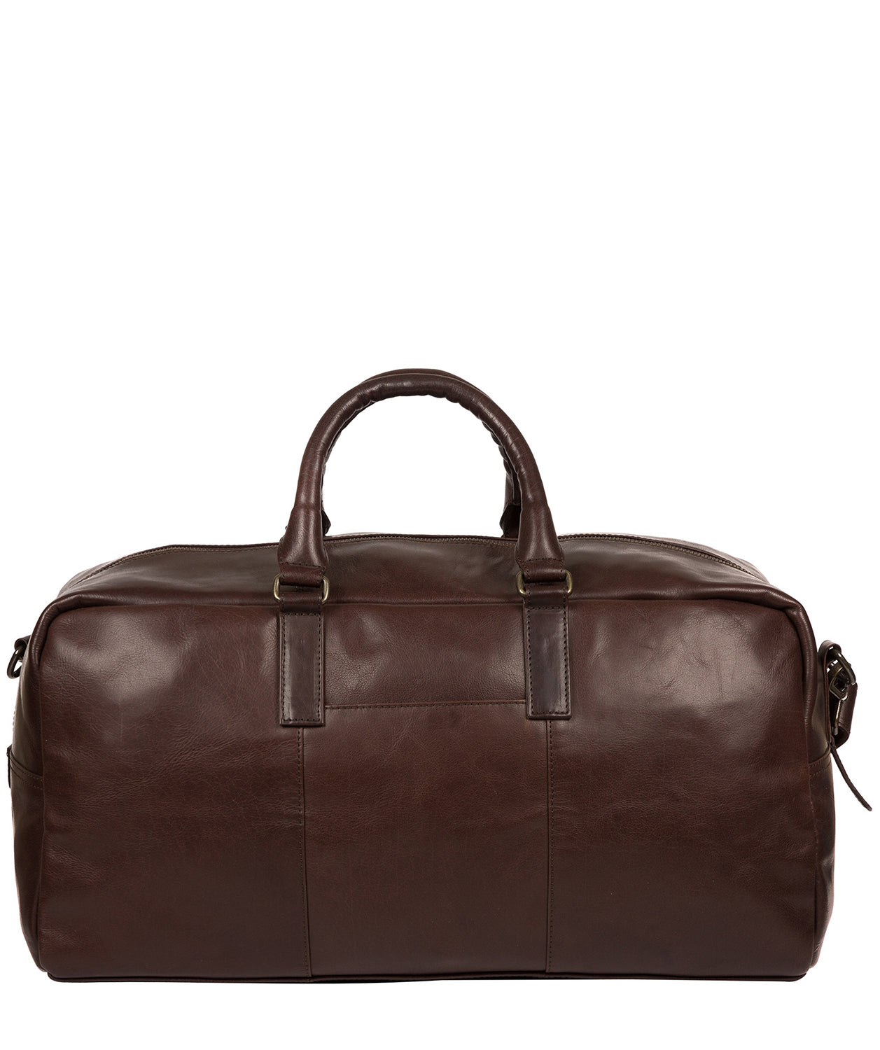 'Giambino' Italian-Inspired Espresso Leather Holdall image 3