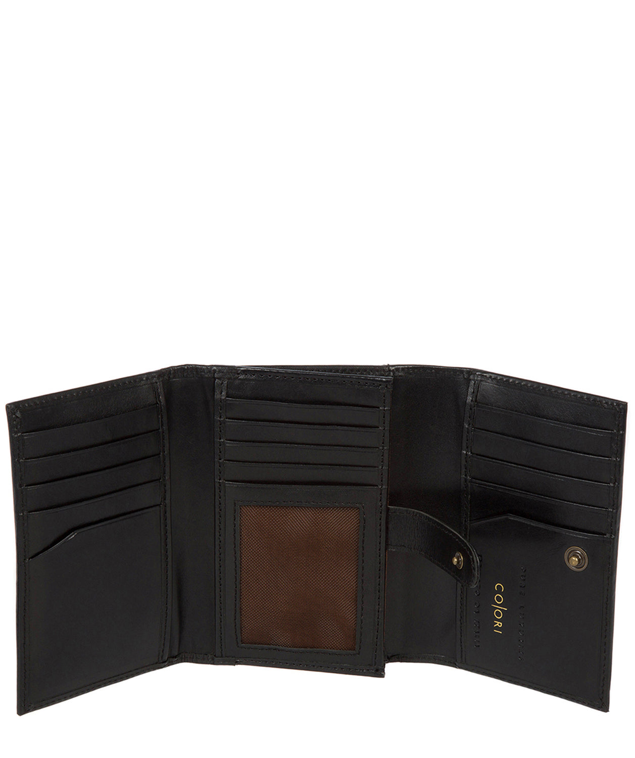 'Capri' Italian-Inspired Black Leather RFID Purse
image 3