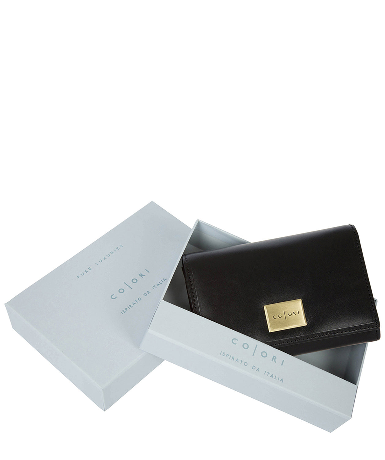 'Capri' Italian-Inspired Black Leather RFID Purse
image 6