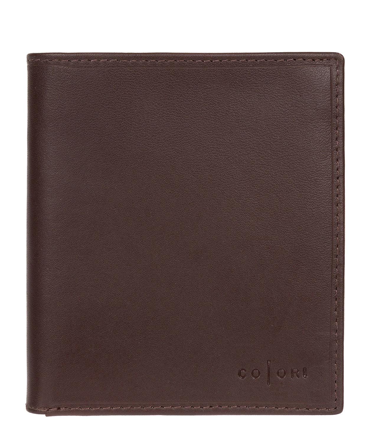 'Taranto' Italian-Inspired Brown Tri-Fold Leather RFID Wallet