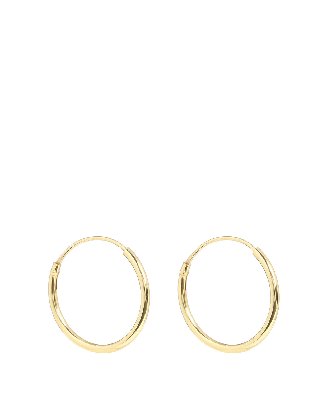 Gift Packaged 'Yua' Silver Ear Hoops