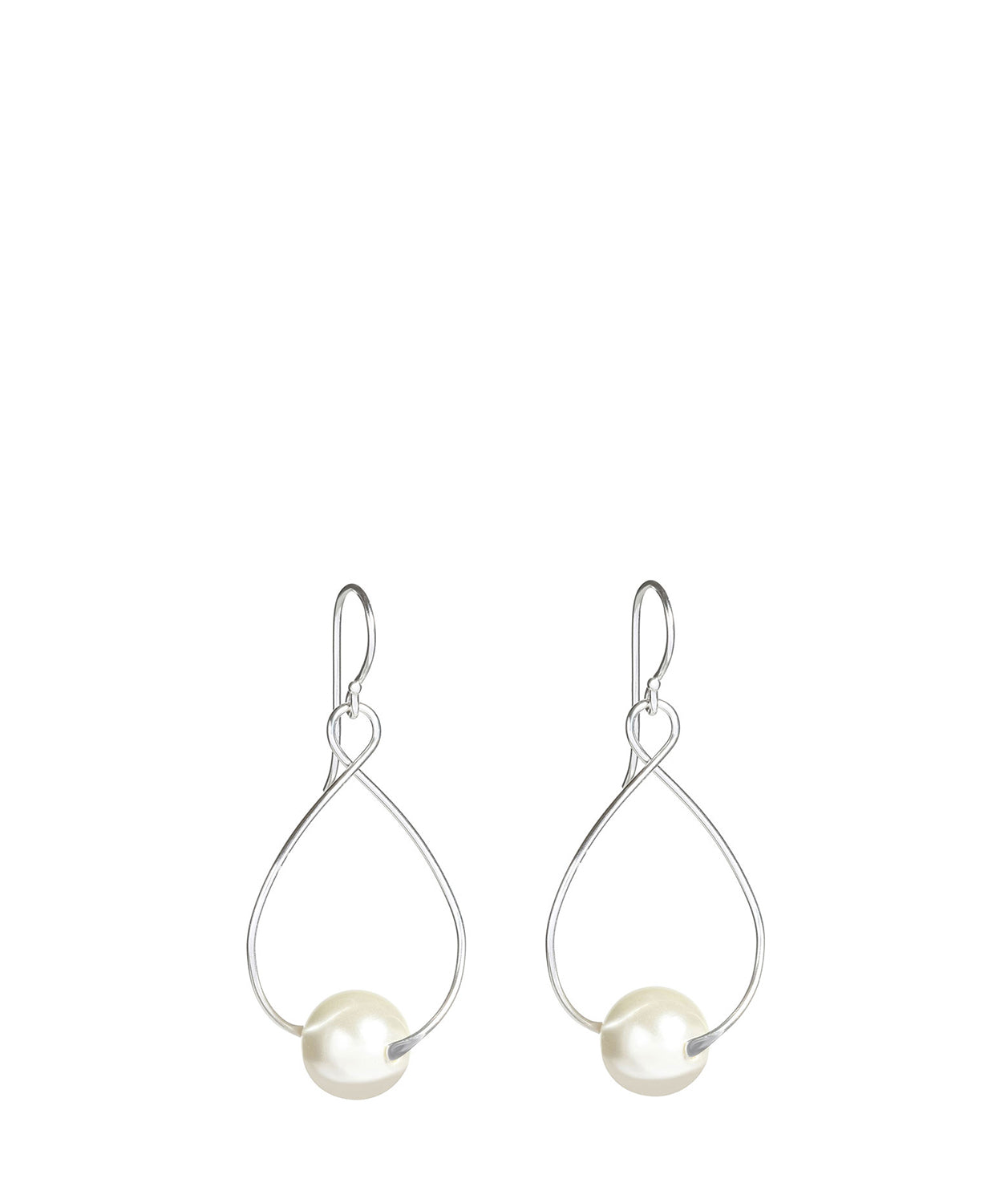 'Sitamun' Silver Dangle Earrings image 1