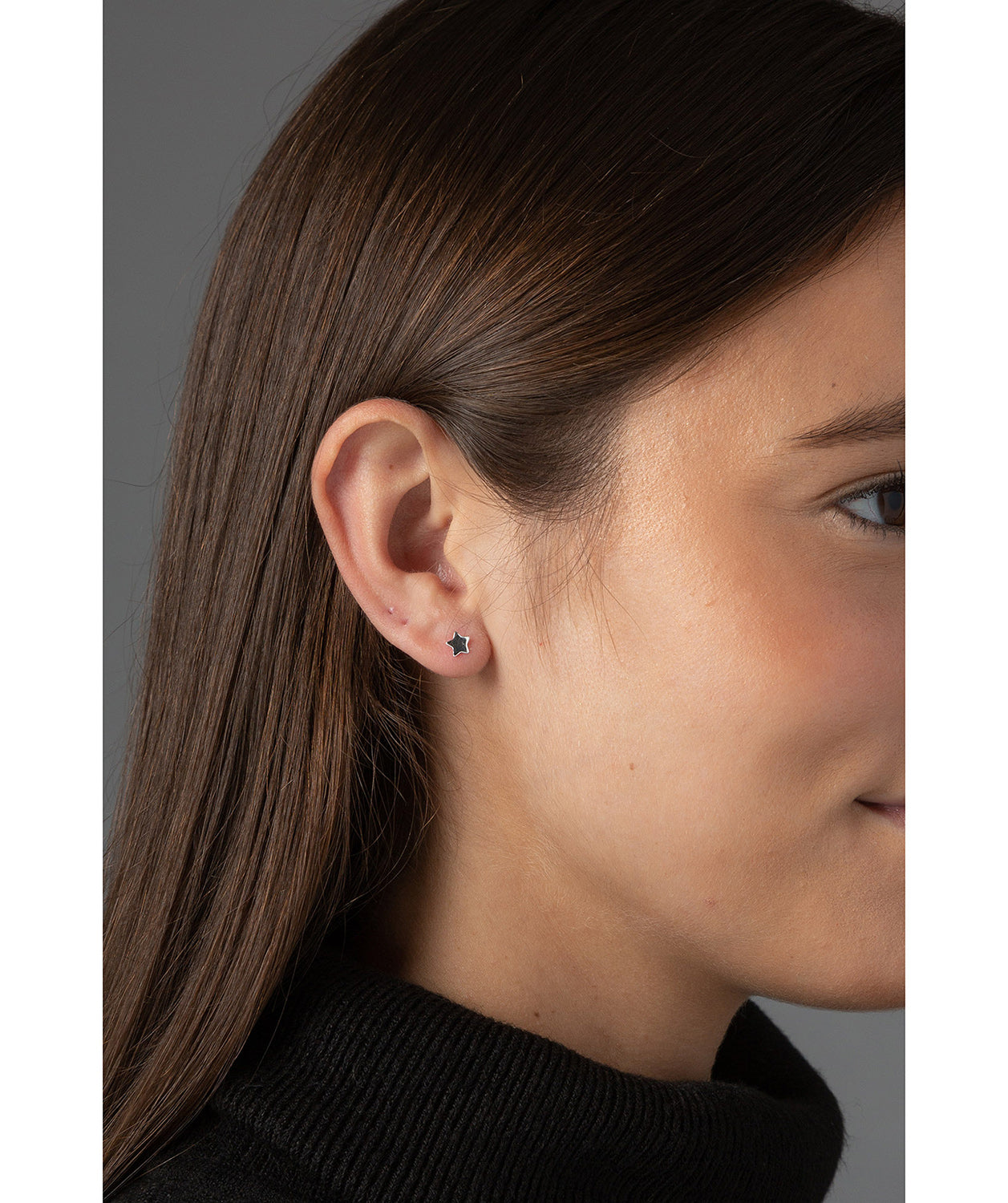 'Chiyo' Sterling Silver Star Earrings image 2
